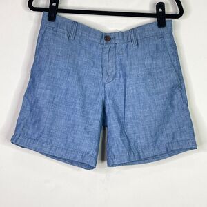 Banana Republic Chino Chambray Rollup Shorts Women's Size 2